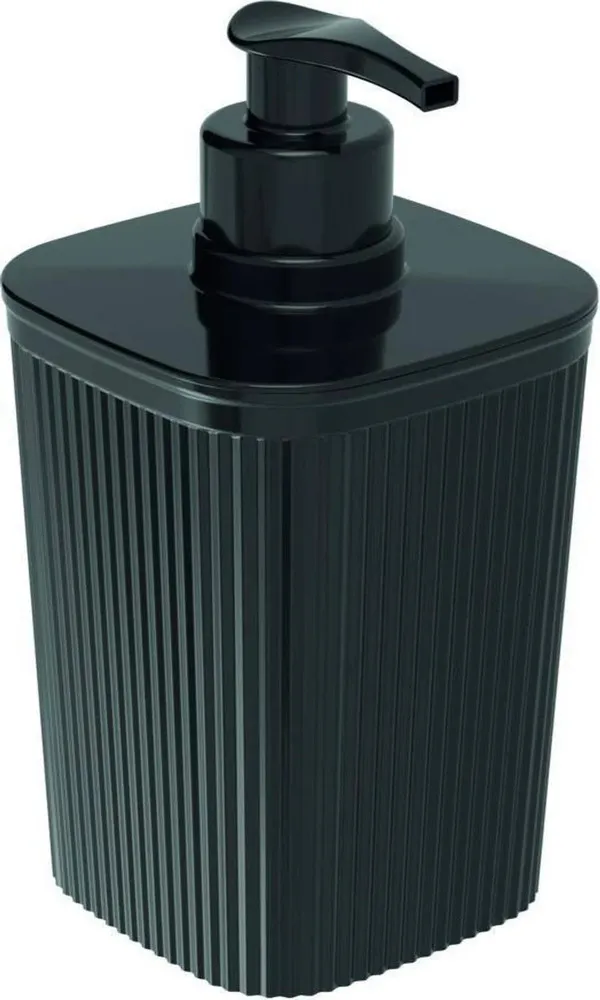 Porta Sabonete Liquido para Banheiro Blend Poliestireno Plasútil Porta Sabonete Liquido para Banheiro Classic B4 Preto
