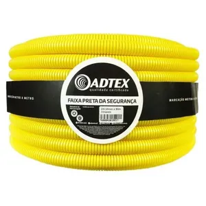 Eletroduto Corrugado Amarelo Adtex Eletroduto Corrugado 1" 32mm Amarelo Adtex 25 Metros