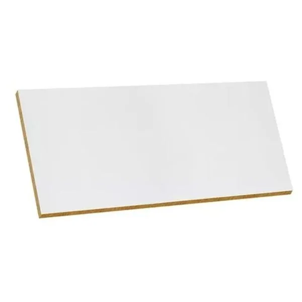 Meia Chapa 2 Faces Texturizado 2750x910x15mm MADL Meia Chapa 2 Faces Branco Texturizado 2750x910x15mm