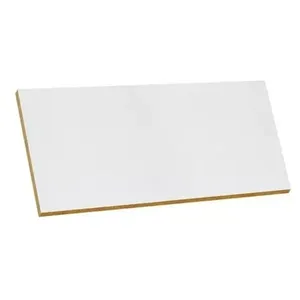 Meia Chapa 2 Faces Texturizado 2750x910x15mm MADL Meia Chapa 2 Faces Branco Texturizado 2750x910x15mm