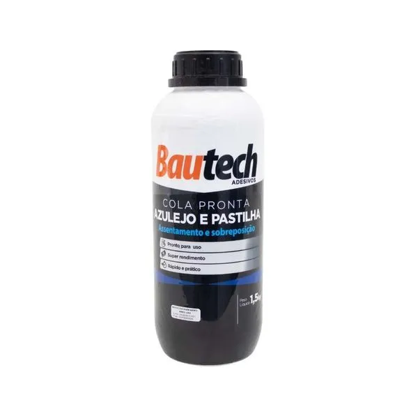 Cola para Assentamento Branca 1,5Kg Bautech Cola para Assentamento 1,5Kg Bautech
