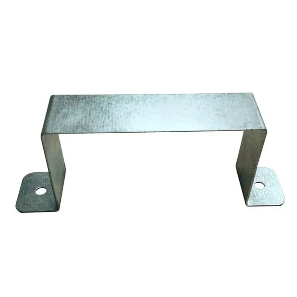 Abraçadeira Condutor Retangular Aço C28 Galvalume 13,5x3cm Calhaforte