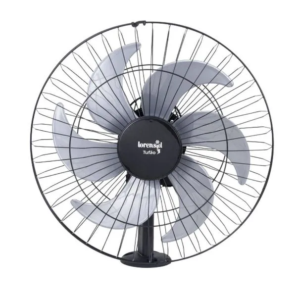 Ventilador de Parede Tufão M2 com 6 Pás 50cm 160W Loren Sid Ventilador de Parede Tufão M2 Preto com 6 Pás 50cm 160w Bivolt