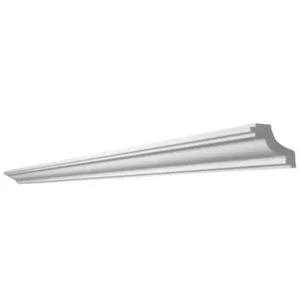 Rodateto Poliestireno J Branco 5x4,5x200cm 2 peças Gart Rodateto Poliestireno J Branco 5x4,5x200cm Pacote com 2 peças