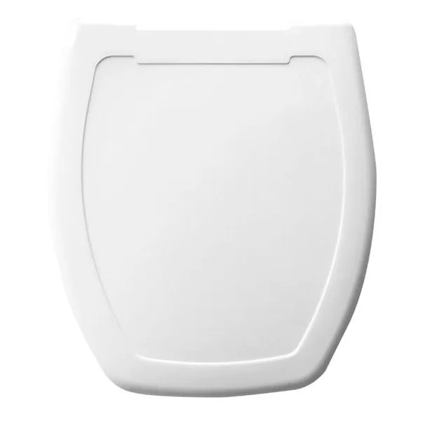 Assento Sanitário Almofadado Thema PP Quadrado Branco Assento Sanitário Almofadado Thema Polipropileno Quadrado Branco