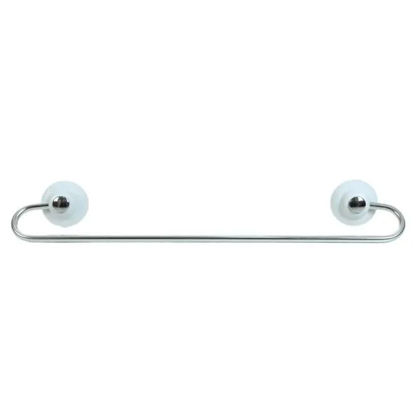 Porta Toalha de Banho Design com Barra Curva Branco Toralf