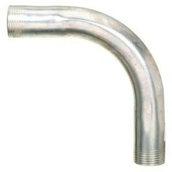 Curva 90° Pré-Zincado para Eletroduto Perfil Líder Curva 90° para Eletroduto Pré-Zincado 1.1/2" Perfil Lider