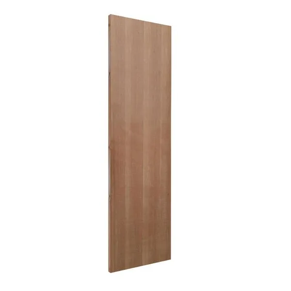 Folha de Porta Lisa Sarrafeada Pinus Encabeçada Curupixá West Doors Folha de Porta Lisa Sarrafeda para Verniz Curupixá Encabeçada 210x62cm