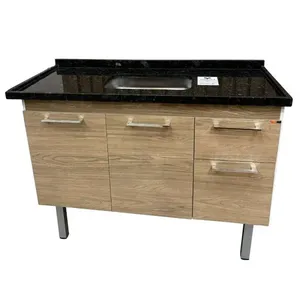 Gabinete para Cozinha Lázio Desmontado 114x84,5x52cm MDF Cerocha Gabinete para Cozinha Lázio 114x84,5x52cm MDF Berlin Desmontado