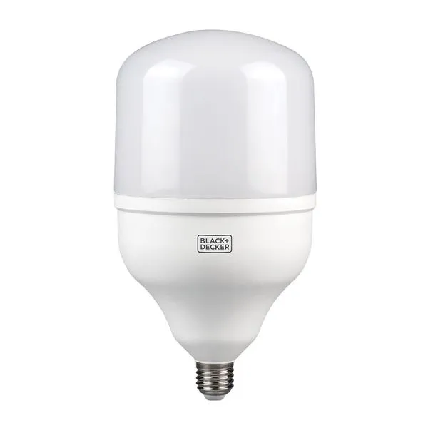 Lâmpada LED Alta Potência Luz Branca E27 Bivolt Black&Decker Lâmpada de LED Alta Potência 40W 3200 Lúmens E27 Bivolt Luz Branca