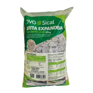 Brita Expandida para Concreto Leve Sical Brita Expandida Para Concreto Leve 15kg Dvg
