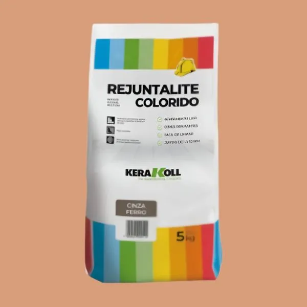 Rejunte Resinado Cerâmica e Porcelanato 5kg Kerakoll Rejunte Cerâmica e Porcelanato Pau Brasil 5kg Kerakoll