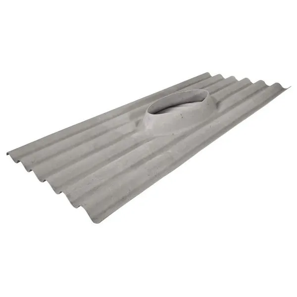 Telha Claraboia Fibrocimento Cinza 6mm 2,44x1,1m Brasilit Telha Claraboia Fibrocimento Hidrofugada Cinza 6mm 2,44x1,1m Brasilit