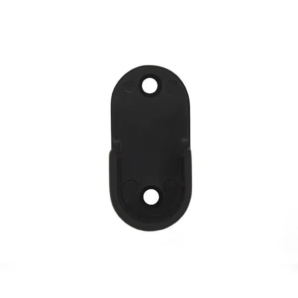 Suporte Cabide Oblongo 2 Peças Sforplast Suporte Cabide Oblongo Preto 02 Peças