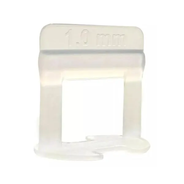Espaçador para Nivelamento Clip Branco Promax Espaçador para Nivelamento Clip Branco 1mm c/ 100 Peças Promax