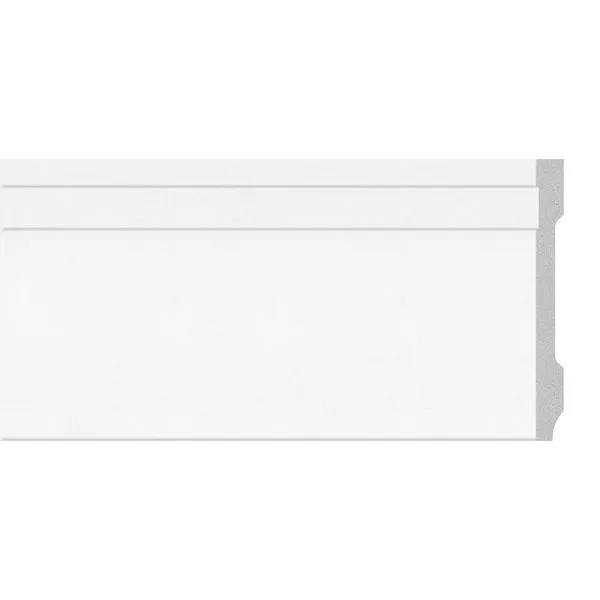 Rodapé Poliestireno Branco Frisado Joompro Rodapé Poliestireno Branco Frisado 10x240cm Joompro