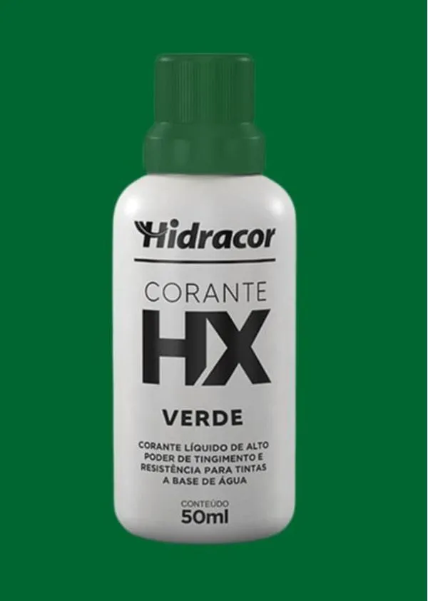 Corante Líquido 50ml Hidracor Corante Líquido Verde 50ml Hidracor