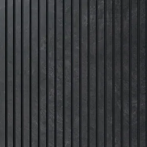 Painel Ripado EVA Autocolante Urban Meu Rodapé Painel Ripado EVA Autocolante Urban Black 10cmx2,5m