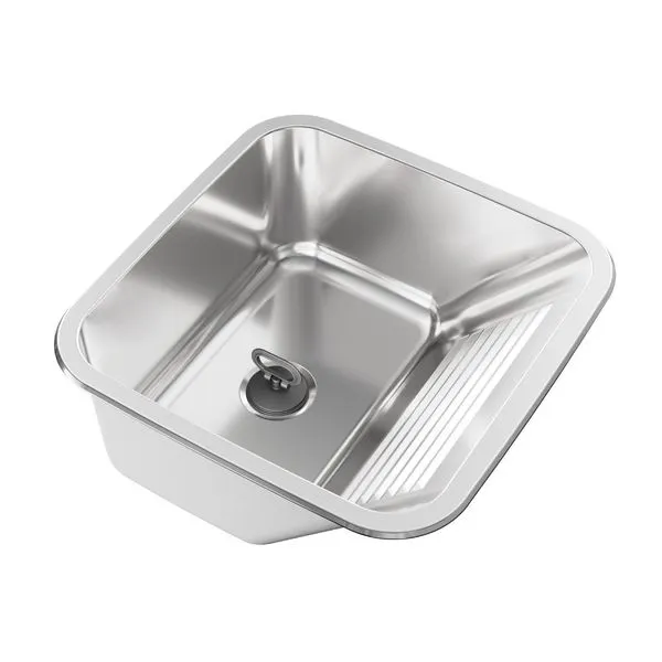 Tanque Monobloco 30 litros Aço Inox Polido Ghel plus Tanque Monobloco Polido Aço Inox 30 litros 55x45x21,5cm