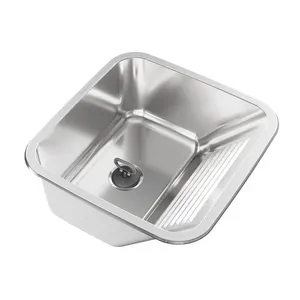 Tanque Monobloco 30 litros Aço Inox Polido Ghel plus Tanque Monobloco Polido Aço Inox 30 litros 55x45x21,5cm