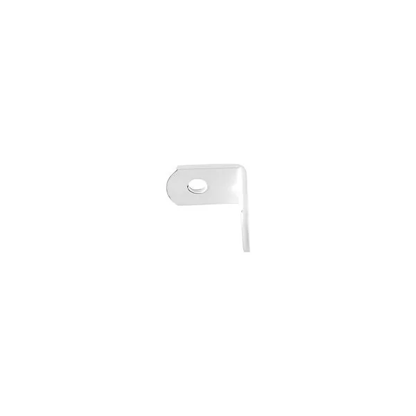 Cantoneira de Fixação Leve Branca 4 Peças Criativa Cantoneira de Fixação Leve 1"x1" 25x25mm Branca 04 Peças