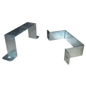 Abraçadeira Condutor Retangular Aço C28 Zincado 13,5x3cm Calhaforte