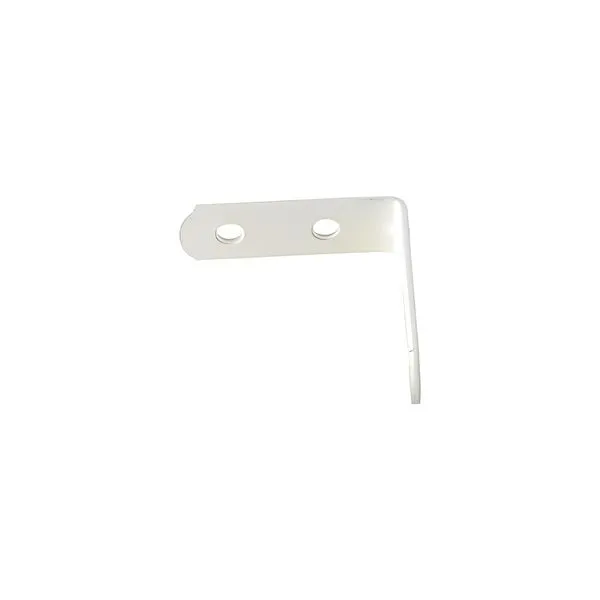 Cantoneira de Fixação Leve Branca 4 Peças Criativa Cantoneira de Fixação Leve 2"x2" 51x51mm Branca 04 Peças