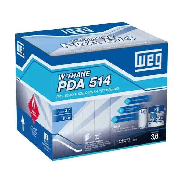 Kit Tinta Premium Acrílica PU Fachada com Catalisador 2,7L Weg Kit Tinta Premium Acrilica PU com Catalisador Fachada Bege 3,6L Weg
