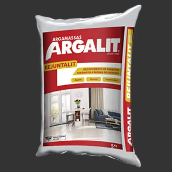 Rejunte Flexível Cerâmica 5kg Argalit Rejuntalit Flexível Cinza Escuro 5kg Argalit