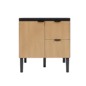 Gabinete para Cozinha Max 80x80x51cm MDP/MDF Cozimax Gabinete para Cozinha Max 80x80x51cm MDP/MDF Preto/Jequitiba