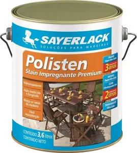 Stain Acetinado Polisten Branco Sayerlack Stain Acetinado Polisten Branco 3,6L Sayerlack