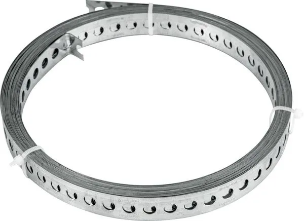 Fita de Aço Perfurada Zincada Jomarca Fita de Aço Perfurada 17mmx10m Zincada