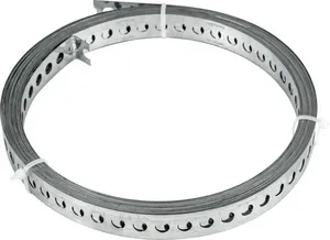 Fita de Aço Perfurada Zincada Jomarca Fita de Aço Perfurada 17mmx10m Zincada