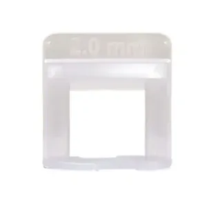Espaçador para Nivelamento Clip Branco Promax Espaçador para Nivelamento Clip Branco 2mm c/ 100 Peças Promax