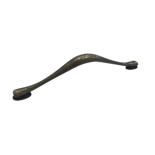 Puxador Curvo Onda 140mm Zamac Ago Inox Puxador Curvo Onda 128mm Zamac Ouro Velho