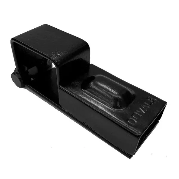 Porta Cadeado para Portão Cadeados de 30mm Preto Dovale Porta Cadeado para Portão N°2 43x38mm Cadeados de 30mm Preto