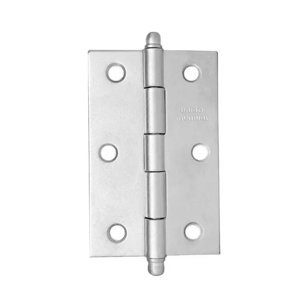 Dobradiça Pino Bola Acetinada 3 Peças União Mundial Dobradiça Pino Bola 3"X1.15/16" até 15Kg Acetinada 03 Peças