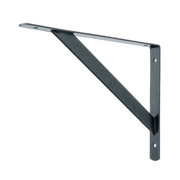 Mão Francesa Leve até 50Kg Aço Preto Fico Mão Francesa Leve até 50Kg 22cm Aço Preto