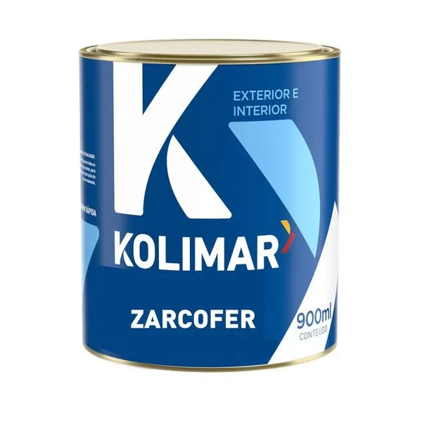 Zarcão Premium Fosco Zarcofer Cinza Kolimar Zarcão Premium Fosco Zarcofer Cinza 0,9L Kolimar