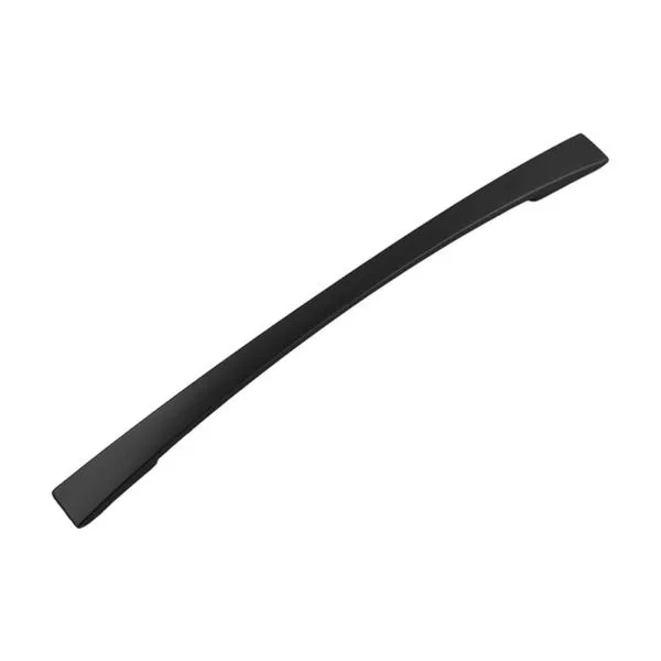 Puxador Curvo Miracoli Zamac Criativa Puxador Curvo Miracoli 160mm Zamac Preto Fosco