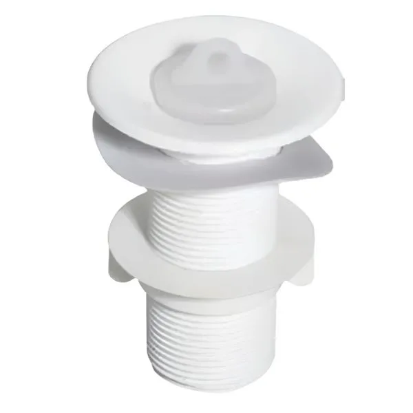 Válvula Redonda sem Ladrão para Lavatório 7/8" Grap Válvula Plástica Redonda Lavatório sem Ladrão 7/8" Grap