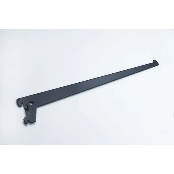 Suporte Simples Encaixe Até 65kg Aço Fico Suporte Simples Encaixe Até 65Kg 50cm Aço Preto