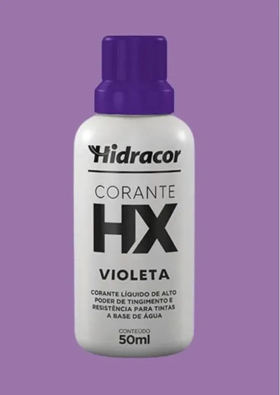 Corante Líquido 50ml Hidracor Corante Líquido Violeta 50ml Hidracor