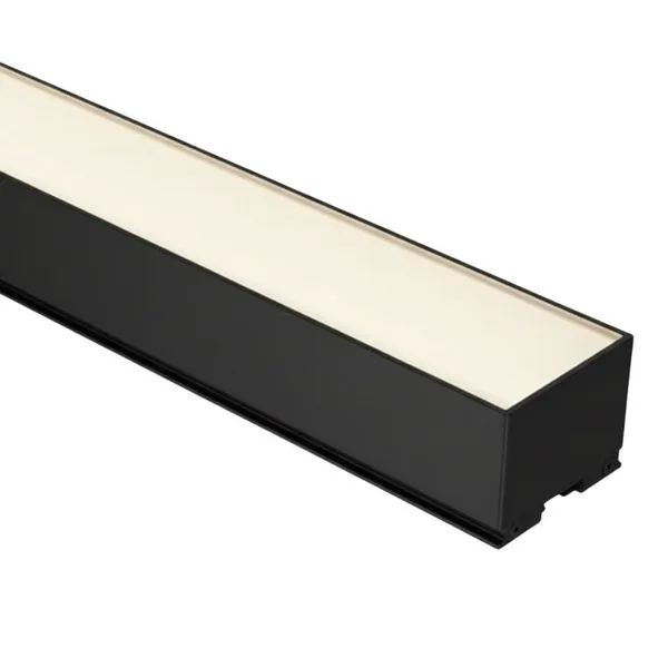 Perfil de Sobrepor 35mm em Alumínio Fita de LED com 3 Metros Itamonte Perfil de Sobrepor 35x35mm em Alumínio Preto com 3 Metros