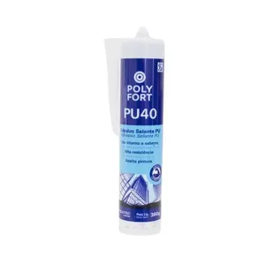 Selante Adesivo PU40 Multiuso Polyfort Branco 360g Pulvitec Selante Adesivo PU40 Polyfort Branco 360g Pulvitec