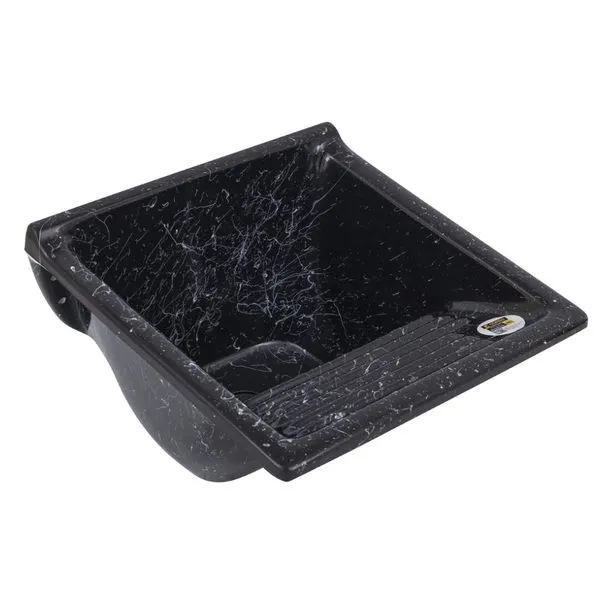 Tanque Marmore Sintético 20 Litros 45x45cm Corso Tanque de Marmore Sintético 20 Litros 45x45 cm Fixação Parede Onix