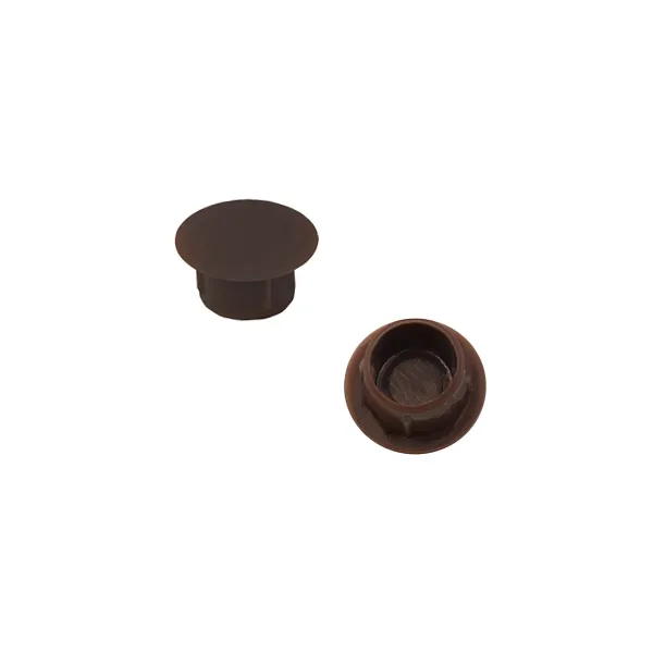 Tapa Furo Plástico 20 Peças Sforplast Tapa Furo Plástico 6mm Marrom 20 Peças