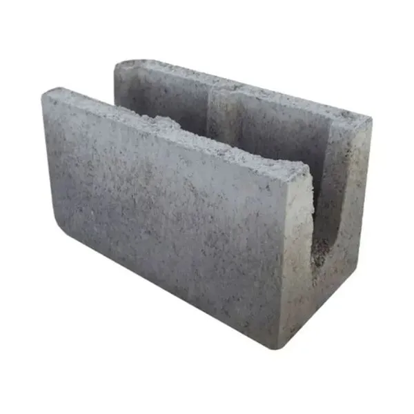 Canaleta de Concreto Vedação 19x19x39cm Uberpre Canaleta de Concreto para Vedação 19X19X39cm Uberpre