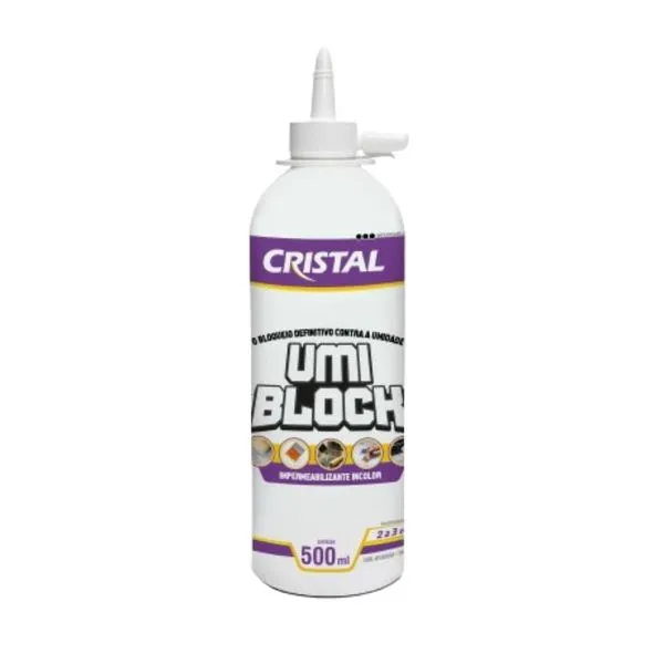 Impermeabilizante Umi Block 500ml Cristal Drylevis Impermeabilizante Umi Block 500ml Litros Cristal Drylevis