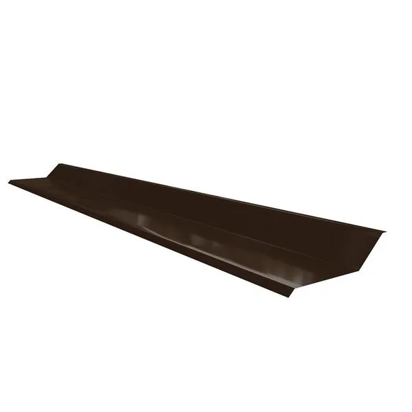 Rufo Alumínio 200x27cm BellaCalha Rufo Alumínio Marrom 200x27cm BellhaCalha